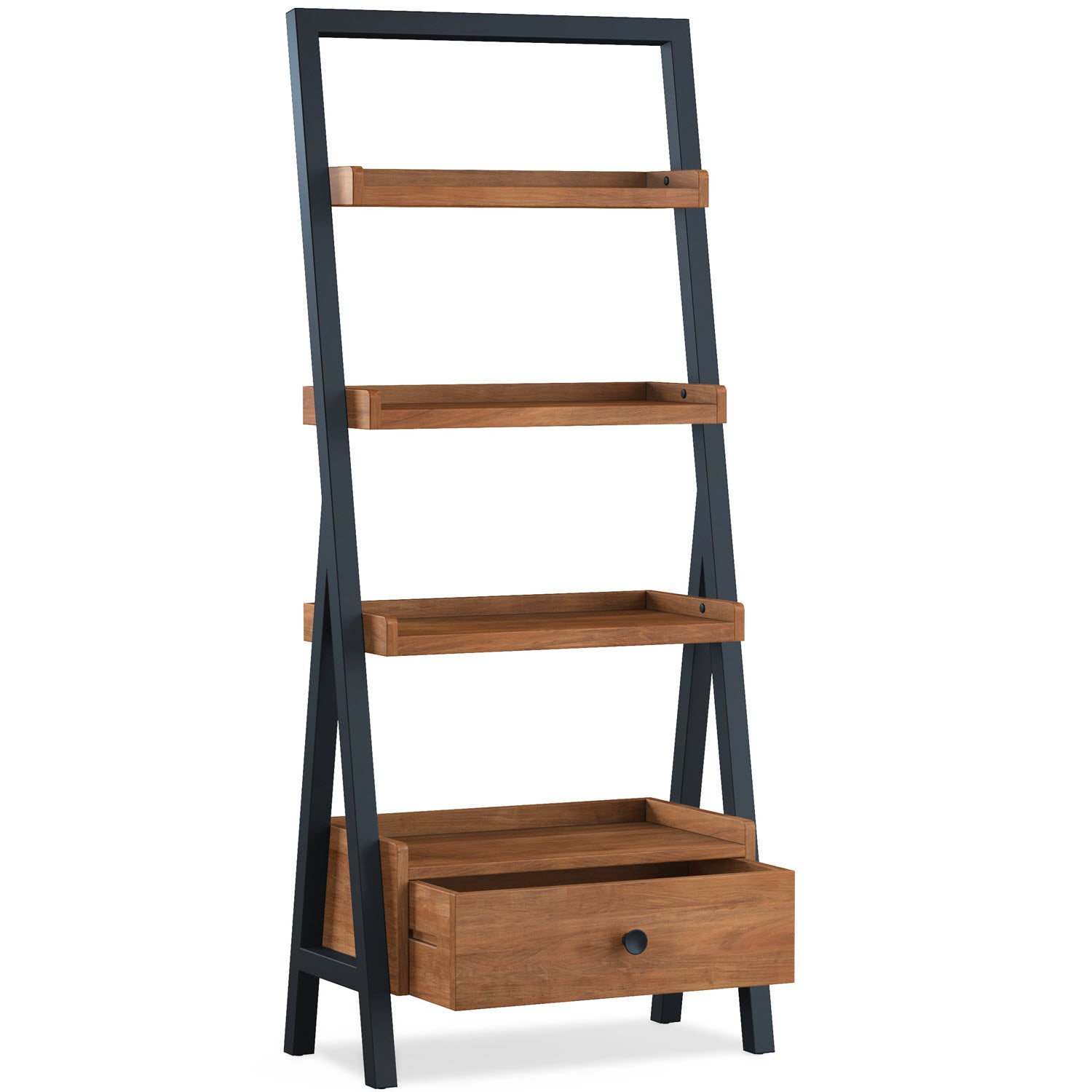 ladder bookcase display
