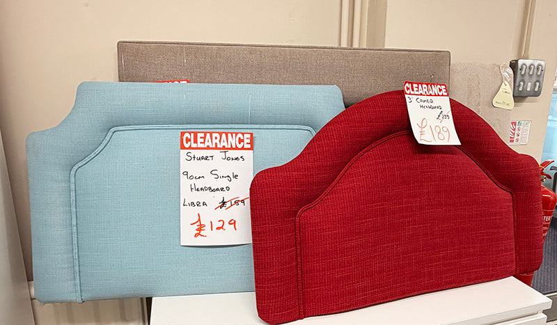 Single headboards to clear