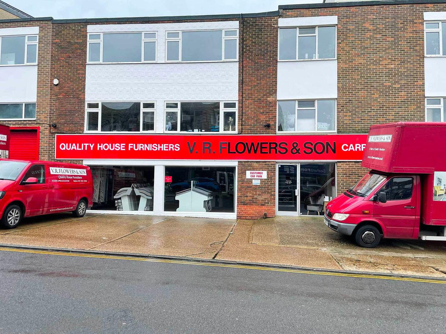 VR Flowers & Son Rear of Store
