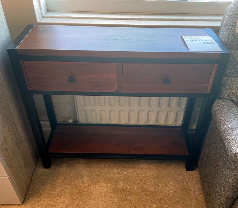 Moda 2 drawer console table