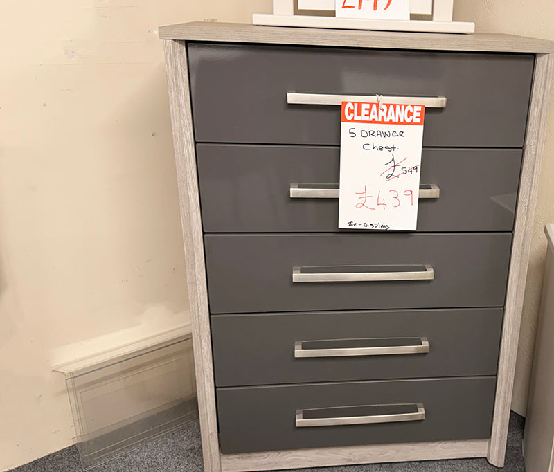 5-drawer chest