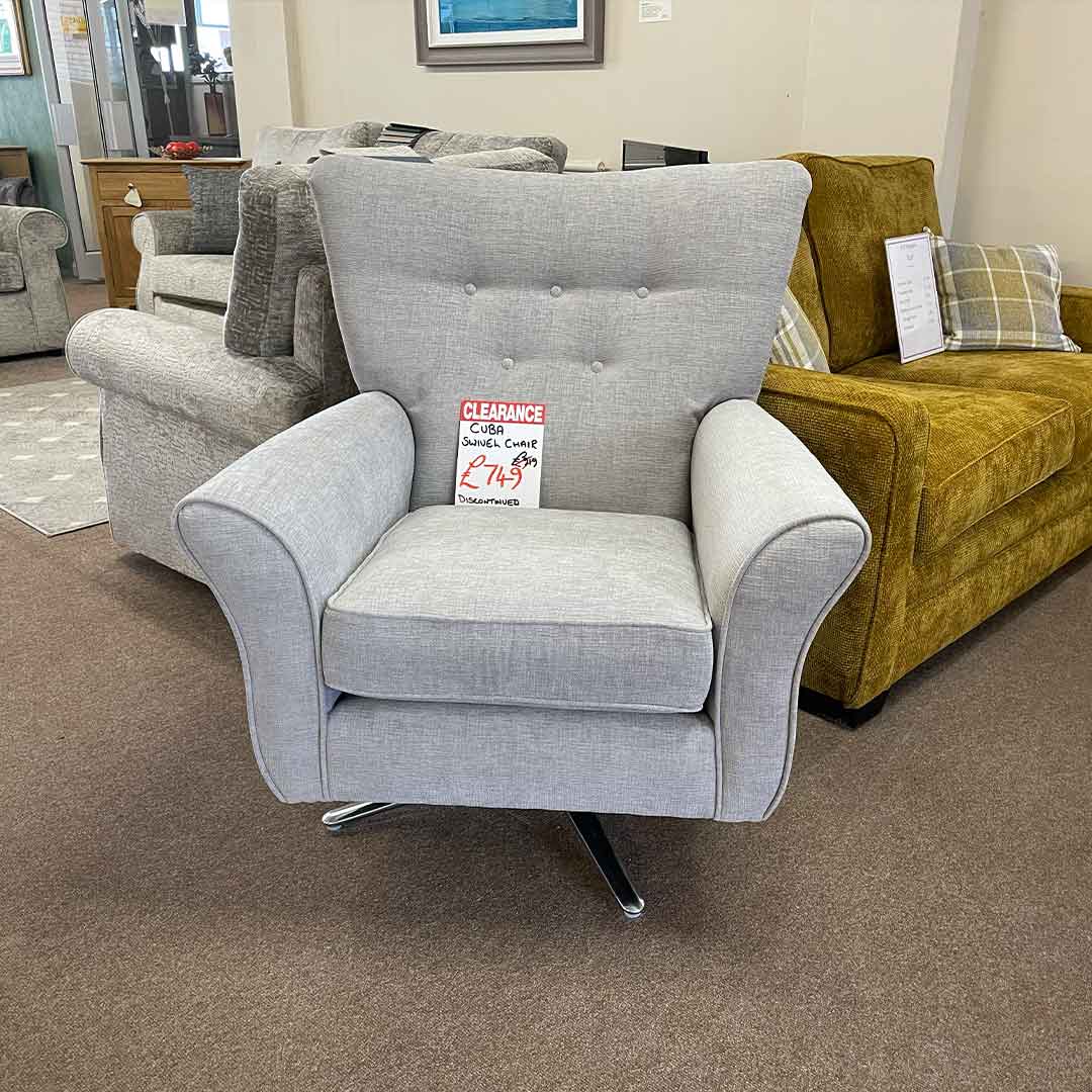cuba swivel chair on sale