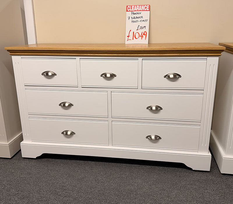 Phoenix 7-drawer bedroom multi-chest