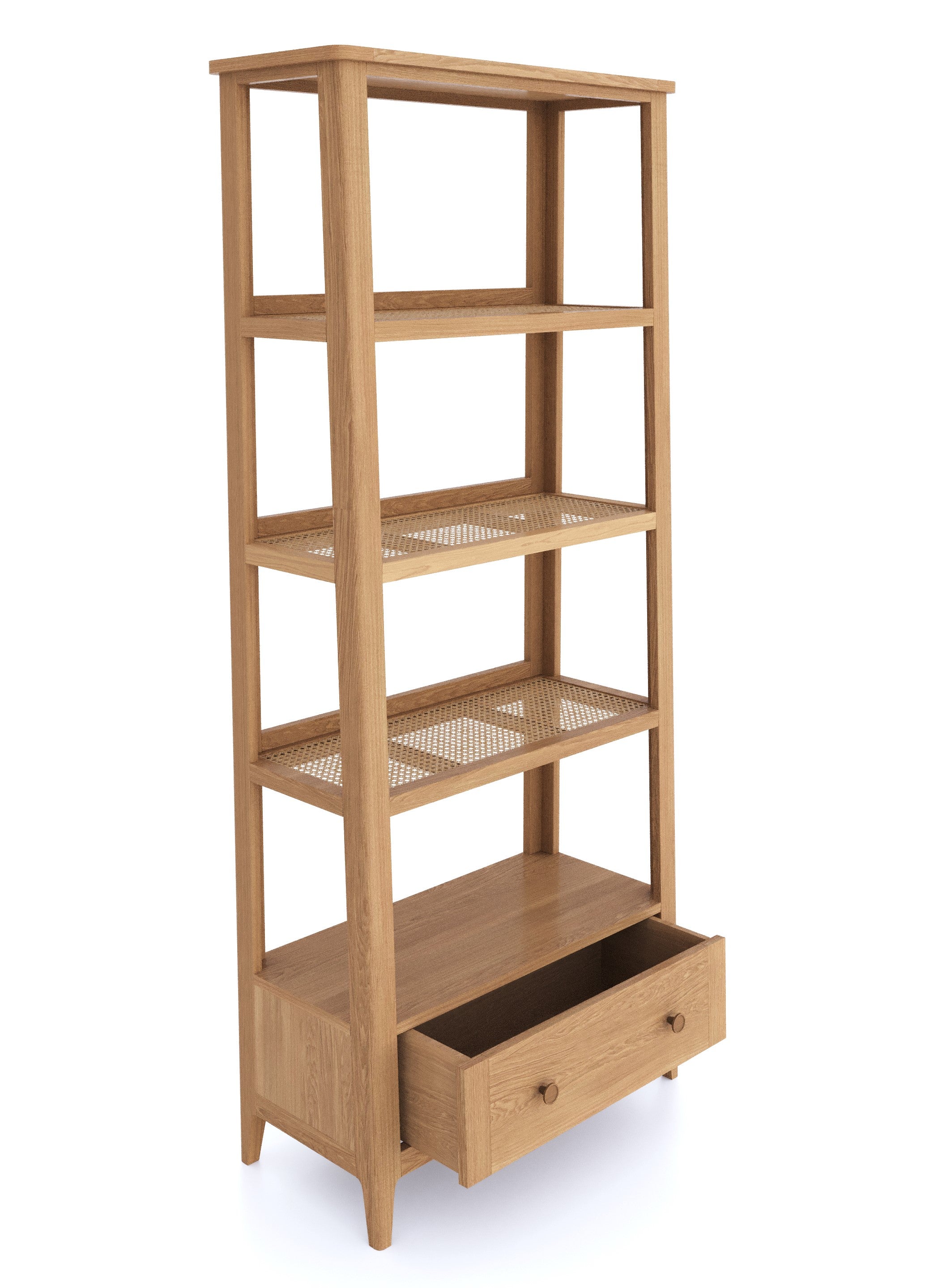 Tiffany Bookcase/Ladder Unit in Oak