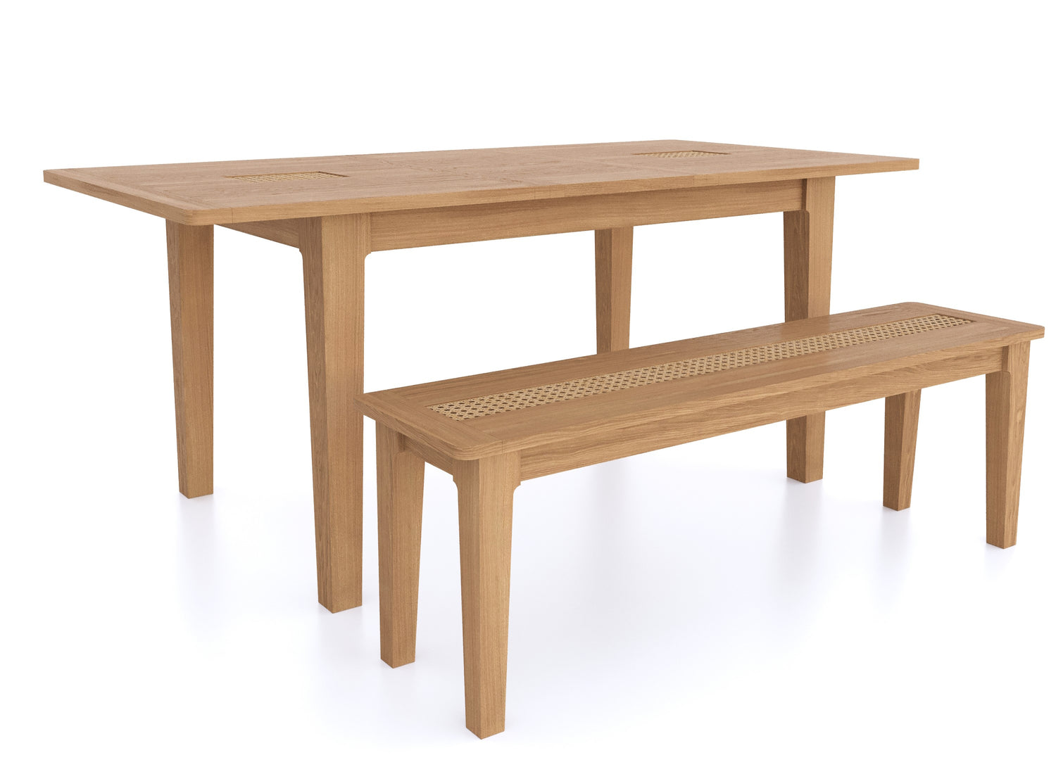 Tiffany Oak Extending Dining Table