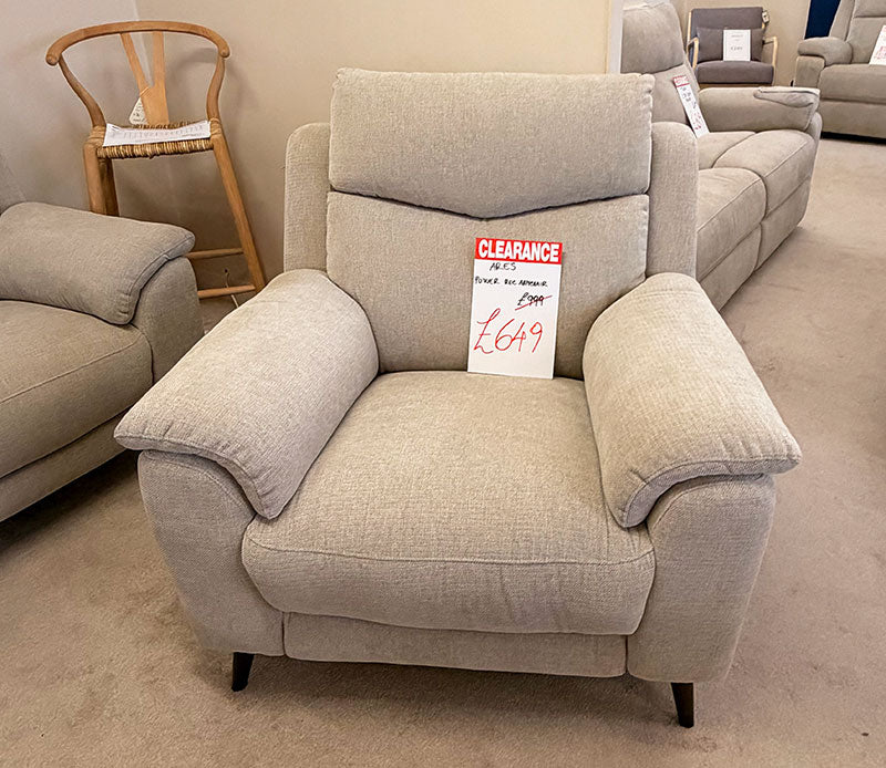 Ares power recliner chair - knock out price