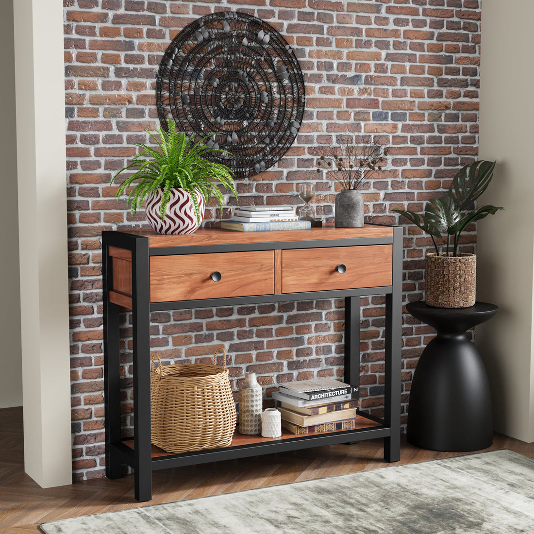 Moda 2-Drawer Console Table