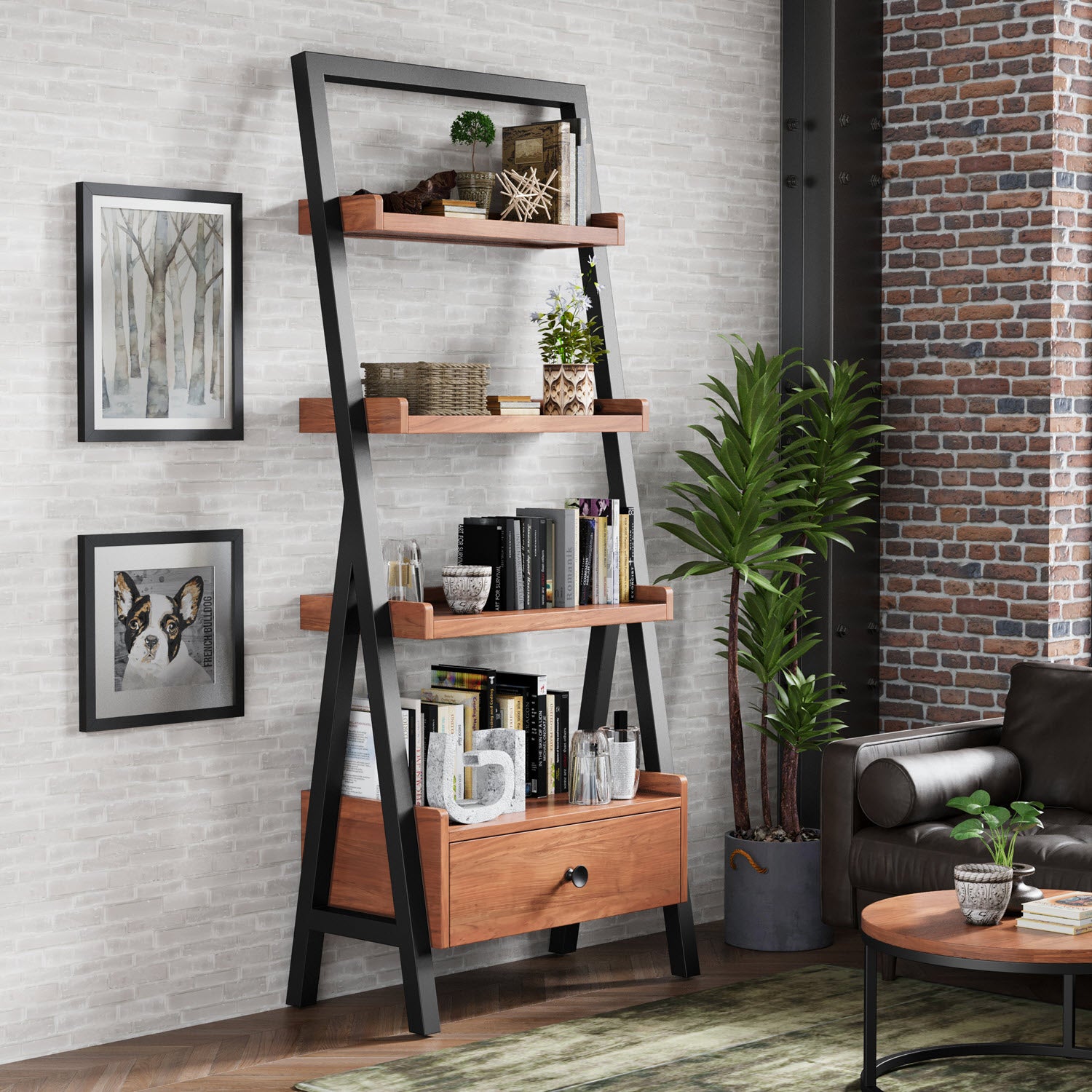 Moda Ladder Bookcase