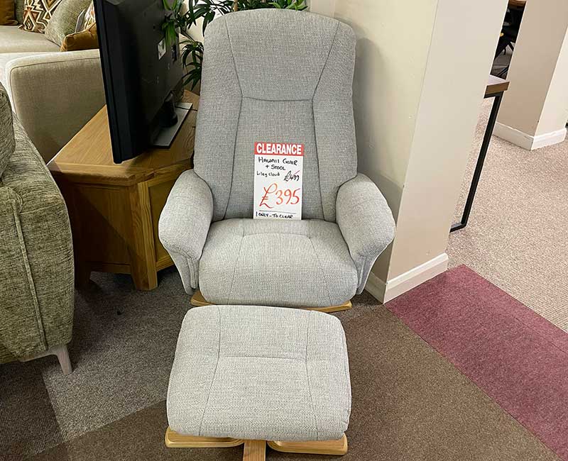 Hawaii Chair and footstool