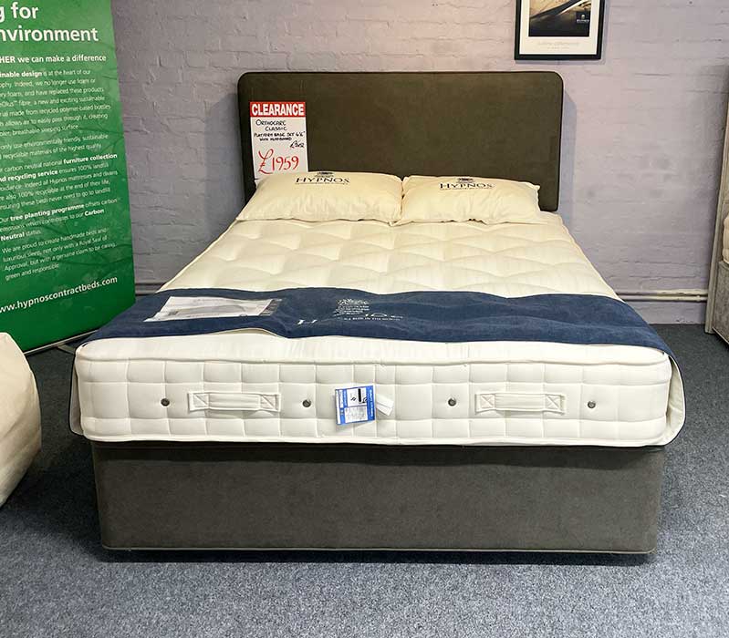 hypnos orthocare bed frame and mattress 4&