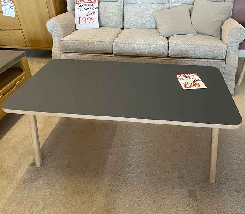 Grey top large coffee table