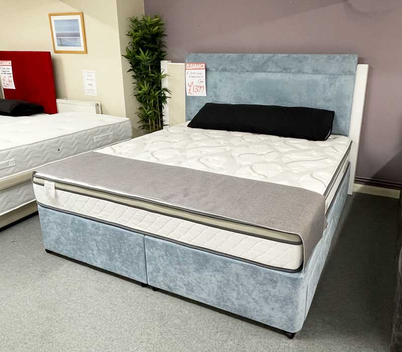 Super king divan set bed with drawers