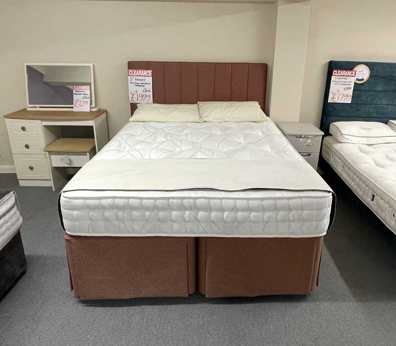 mattress and headboard on sale