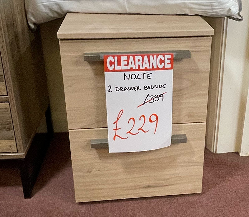Nolte-2-drawer-bedside-cabinet