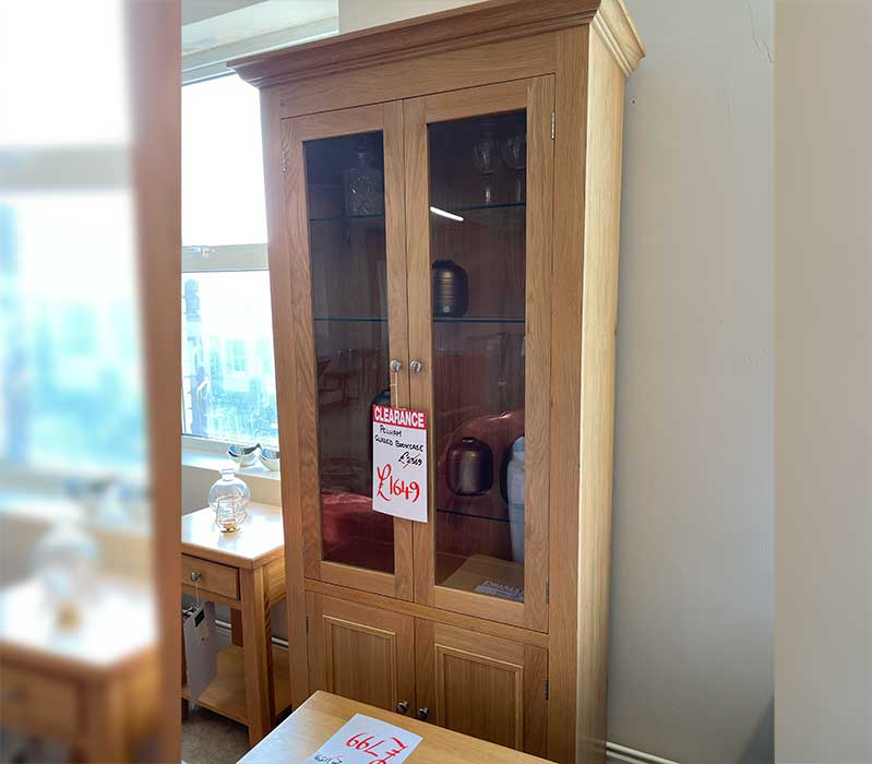 glazed bookcase