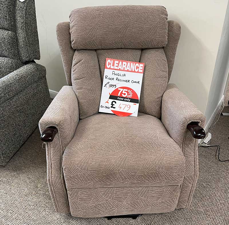 Anglia Riser Recliner to clear
