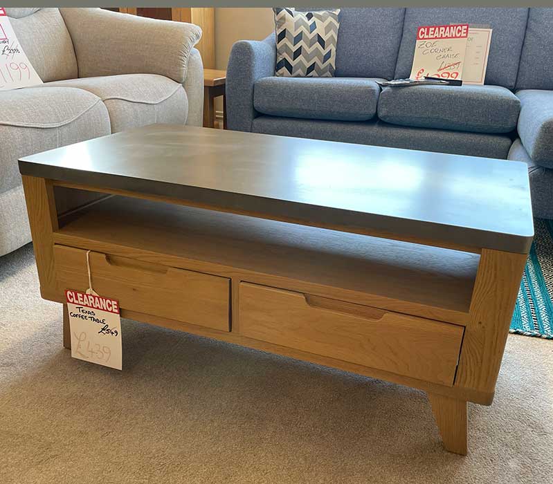 Texas coffee table on sale