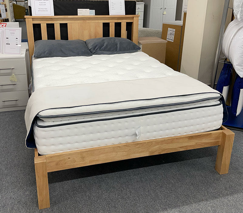 New Oak Bedstead - Double £499 and Kingsize £599
