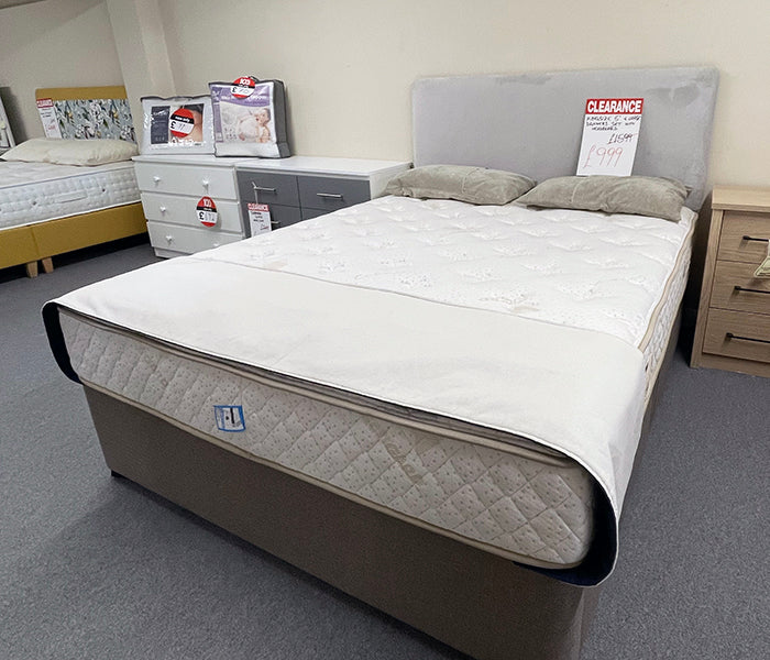Kingsize 5ft bed with 5 large drawers and headboard