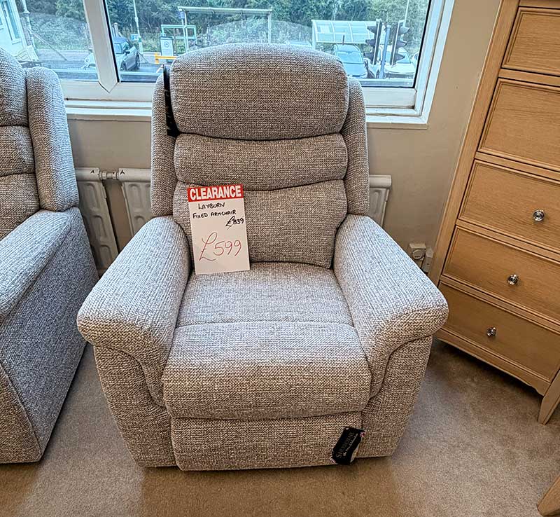 Leyburn Fixed Armchair - ex display - to clear